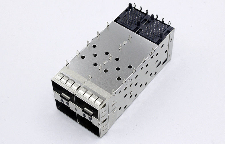 SFP Cage Shielded EMI Tabs 2x2 Telecommunications Hardware TMSFPX22EXXX2