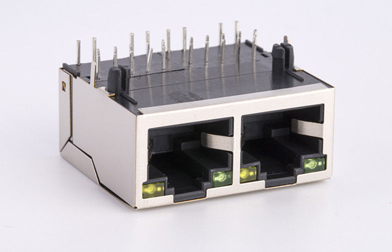 Power Over Ethernet POE Ethernet Connector / 1000base T Connector 21.1mm