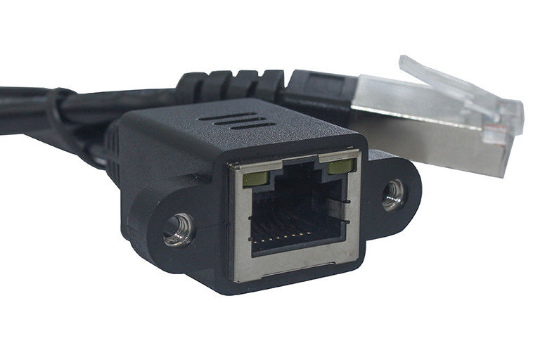 Shielded Ethernet Patch Cable Male Rj45 Plug To Female Rj45 Socket TMCABLE060039