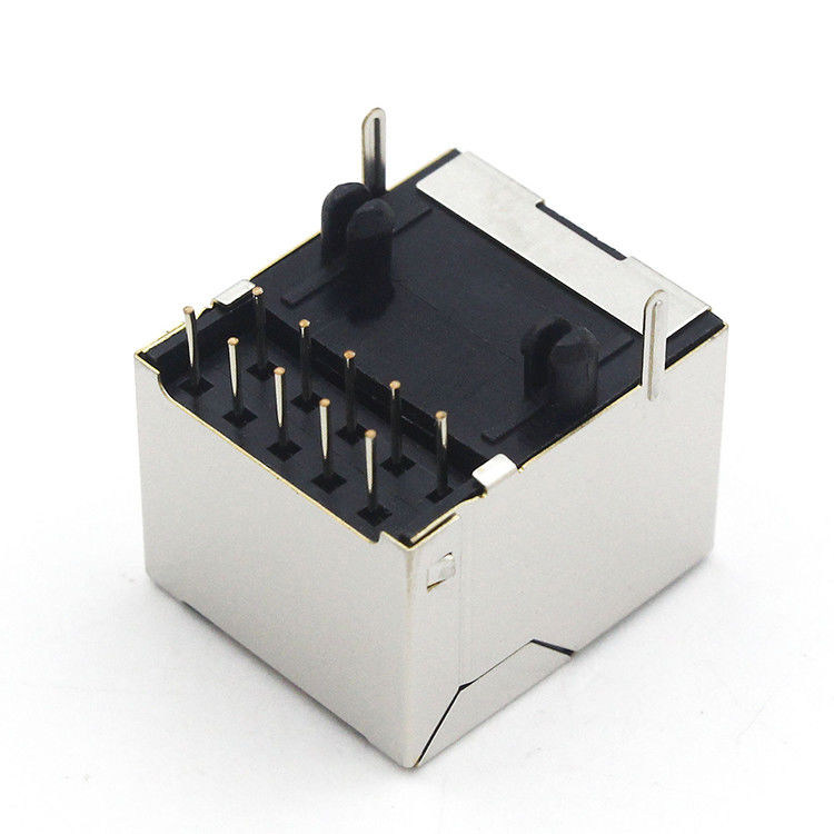 top quality PCB modular jack  ethernet rj45 10 pin rj45 connector TM56A011EXX11