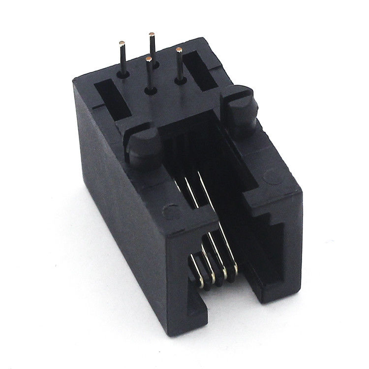 Unshield RJ11 PCB Jack 4 Positions 4 Contacts / Rj11 Modular Plug TM53A211SXX1B