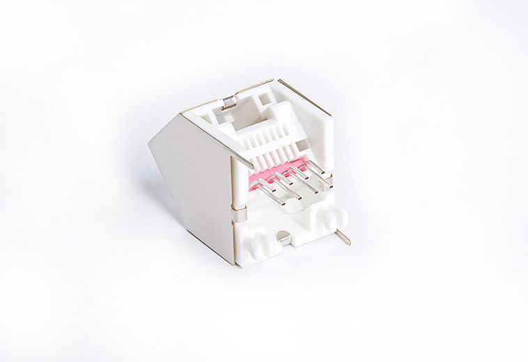 UL94V-0 RJ45 PCB Jack Latch Up 45 ° Orientation 8 Positions TM52C811EXX4W