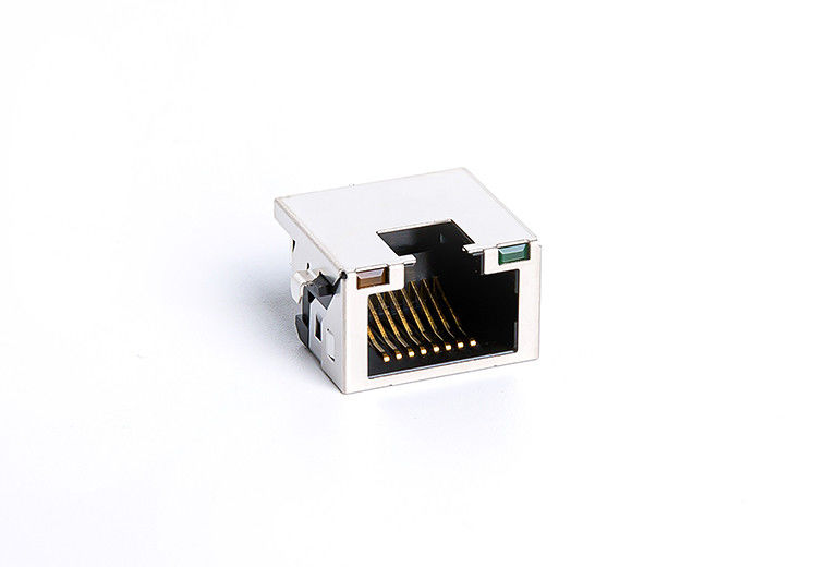 Vertical 8P8C Magnetic Rj45 Connector Without Integrated Magnetics TM58D811EX11K