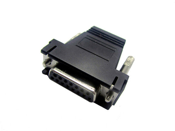 RS232 To Vga Adapter / RJ45 To DB15 Modular Rj12 Adapter RJ45-DB15F-10P8C-003