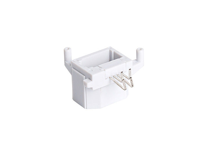 Cate5e 6P4C Vertical Terminal Uk Rj11 Connector Pcb Modular Jack 125 V