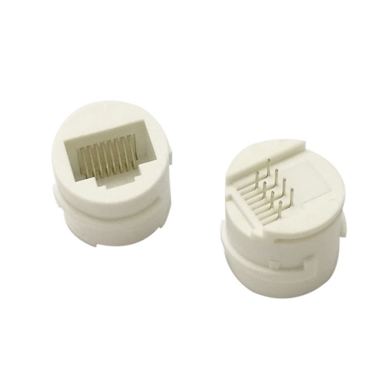 Ethernet RJ45 PCB Connector / RJ45 Modular Jack Female 8 Pin IP67 RJ45