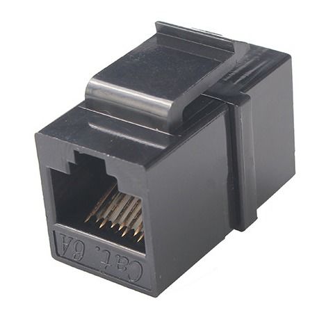 Unshielded RJ45 Cable Coupler Single Port Adaptor Without Transformer