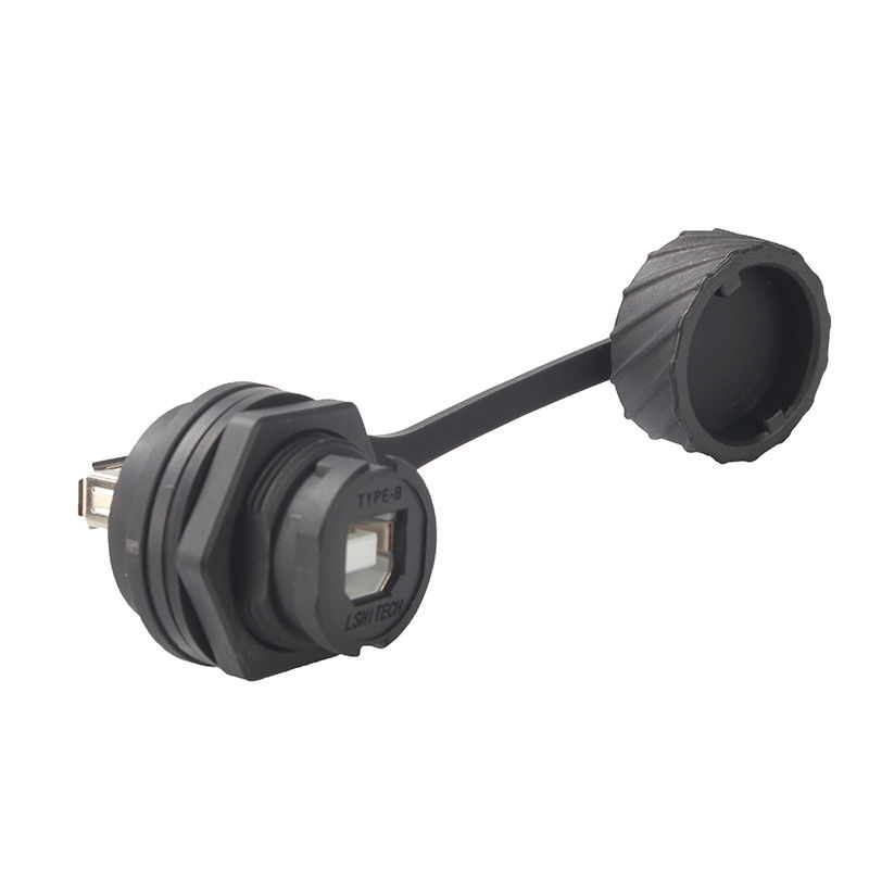 Female To Female USB BF TO USB 2.0 AF Waterproof Coupler
