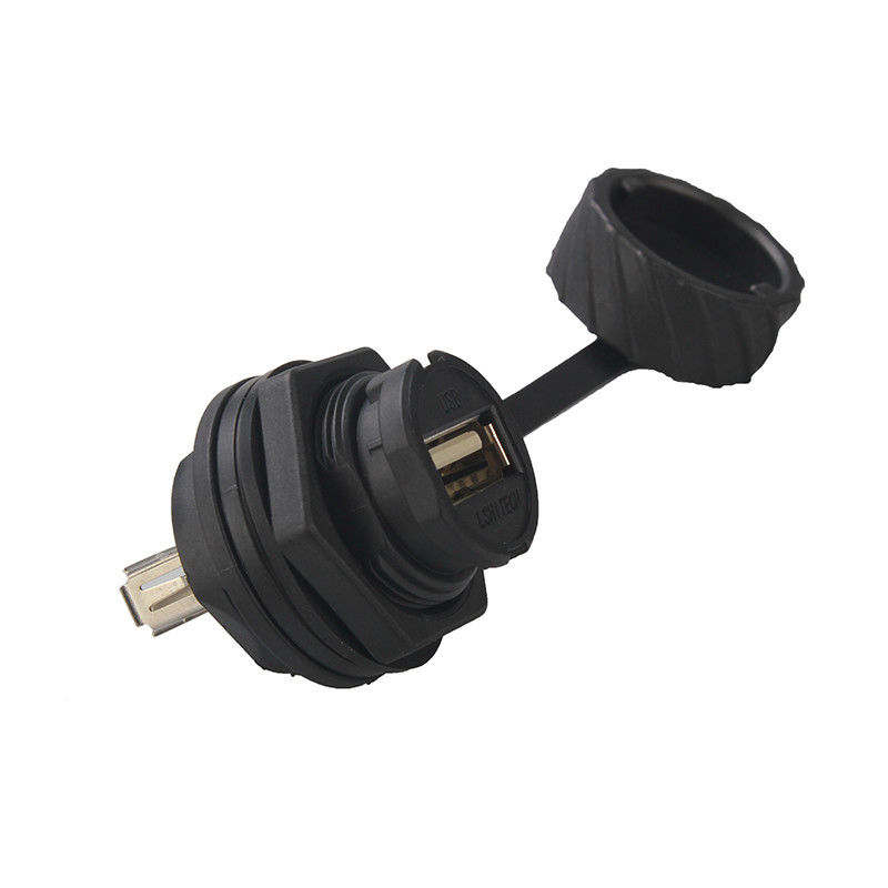 UL94V-0 USB 2.0 AF TO USB 2.0 AF Female To Female Coupler