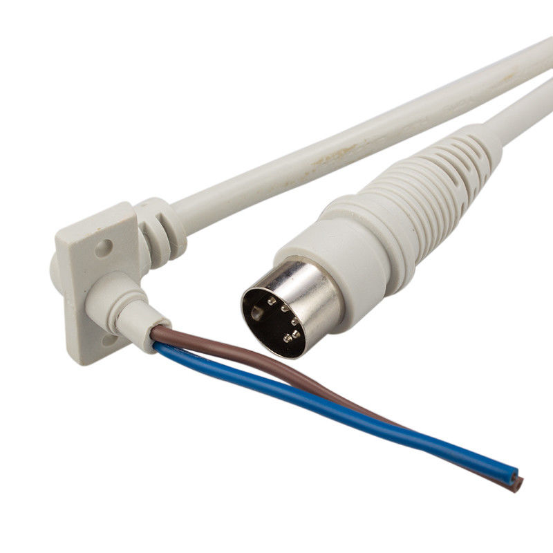 Male 5PIN To 2PIN 5P5C DIN Connector Cable Power Cord For Medical Equipment