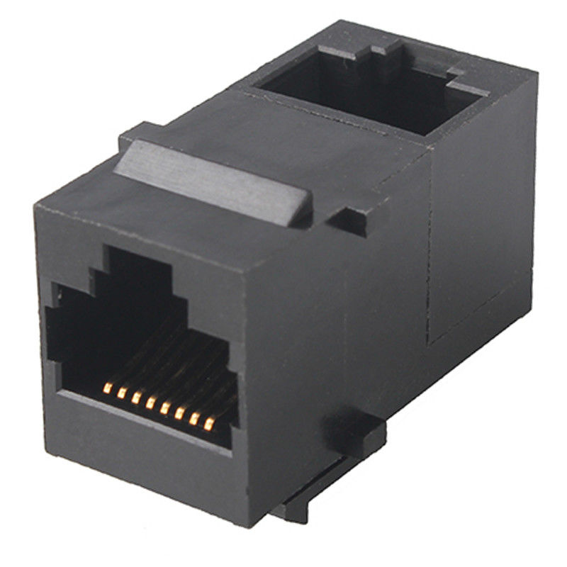 Cat3e Ethernet Female RJ45 Cable Coupler 8p8c Switching Power Adapter