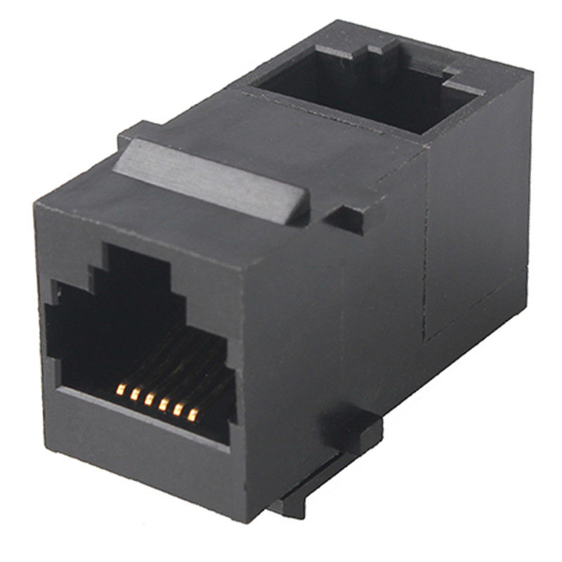 Female 6P6C RJ11 Inline Coupler telephone adapter modular jack