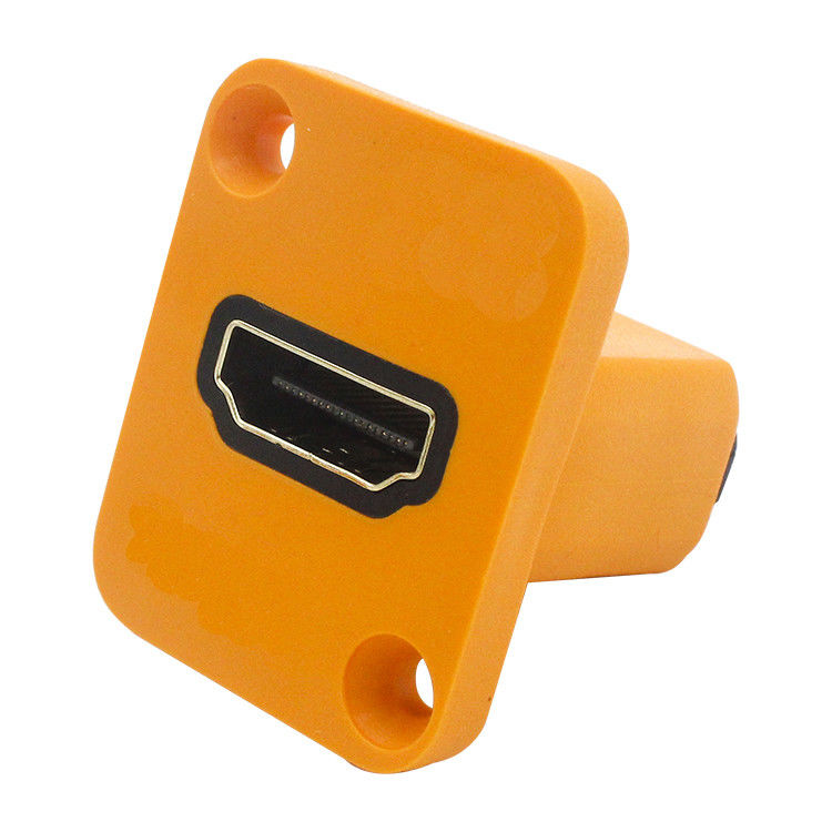 HDMI RJ45 Panel Mount Connector Female To Female Straight Through