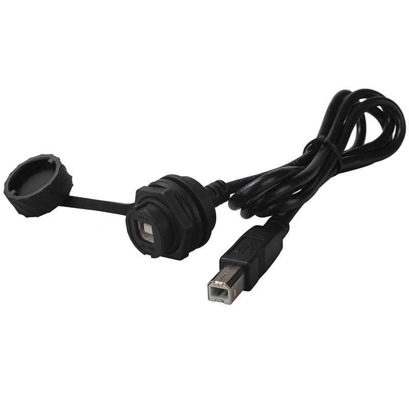 Waterproof  Rj45 Ethernet Connector , Panel Mount Rj45 Ethernet Connector
