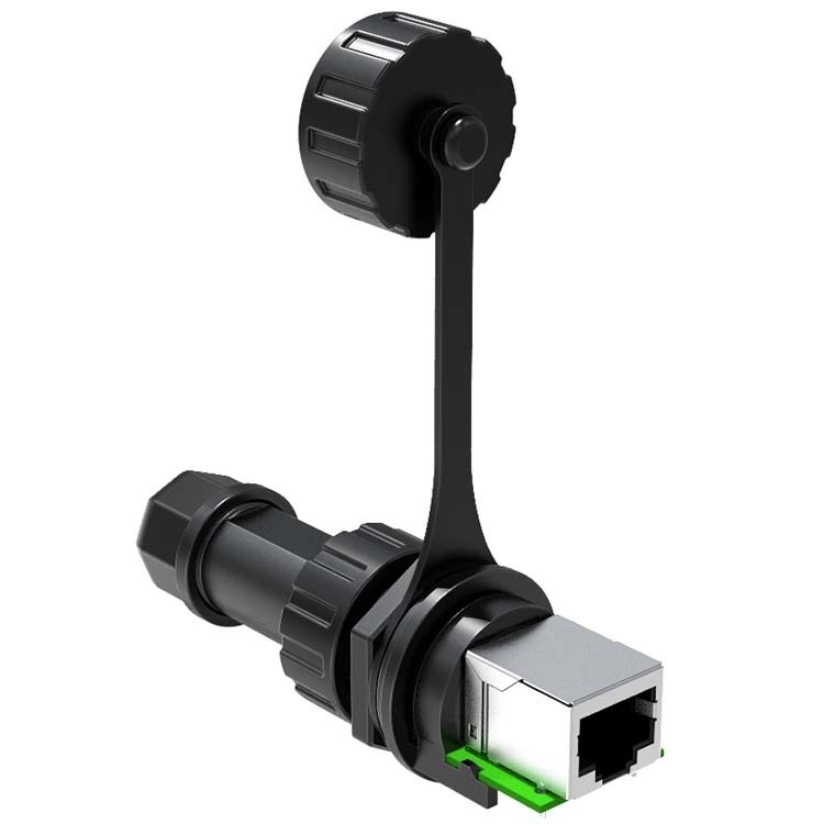 Waterproof Female To Female 125V RJ45 Cable Coupler For Cable Extension