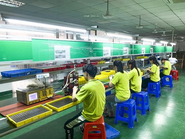China Dongguan Tianmu Electronics Co., Ltd factory production line
